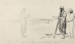 V přední části Champagne - Poslední modlitby, c. 19141919. od Jean Louis Forain