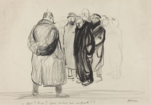 s prázdnýma rukama. Crew of a Zeppelin, pravděpodobně 1915. od Jean Louis Forain