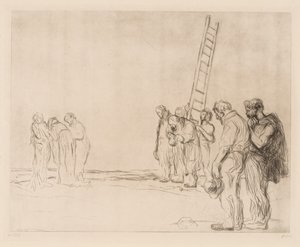 Kalvárie od Jean-Louis Forain