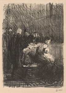 Soudní přestávka. od Jean Louis Forain