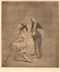 Tanečník a hlavní číšník od Jean Louis Forain