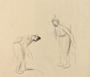 Skrytí "Louise" [verso] od Jean Louis Forain