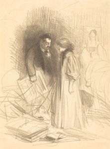 "Netroufám si je sundat... moc by ho to bolelo." od Jean Louis Forain
