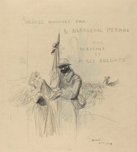 Polibek vlajky od Jean Louis Forain
