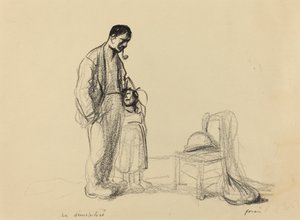 Demobilizovaný, c. 19141919. od Jean Louis Forain
