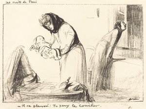 Pařížské noci od Jean Louis Forain