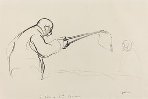 Pane Clemenceau. Dopis od Cte Czernin, c. 19141919. od Jean Louis Forain