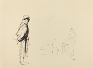 Poilu a sestra od Jean Louis Forain