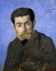 Portrét Joris Karl Huysmans, pseudonym Charles-Marie-Georges Huysmans (Paříž od Jean Louis Forain