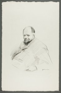 Portrét sedícího Vollarda od Jean Louis Forain