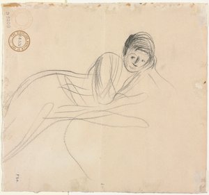 Ležící žena (verze) od Jean Louis Forain