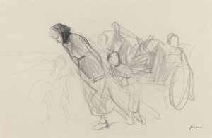 Uprchlíci od Jean Louis Forain