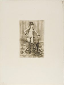 Odmítnutý frontispis pro Marthe od Jean-Louis Forain