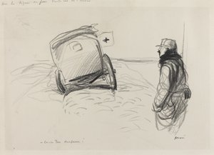 V ohnivé linii, c. 19141919. od Jean Louis Forain