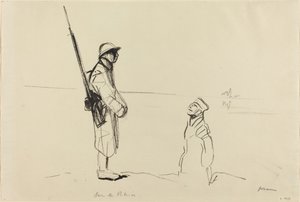 Na Rýně, c. 19141919. od Jean Louis Forain