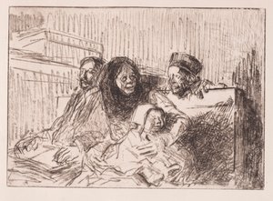 Svědci u výslechu od Jean Louis Forain