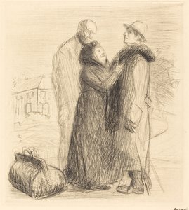 Odchod marnotratného syna (první deska, vertikální) od Jean Louis Forain