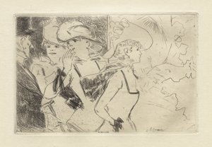 Folies-Bergère, asi 1880-86 (lept) od Jean Louis Forain