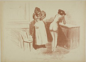 Masáž hrubosrstou rukavicí, mytím a linkou od Jean Louis Forain