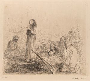 Zázrak před Nejsvětější svátostí. od Jean Louis Forain