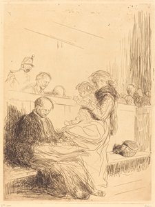 Vězeň a dítě od Jean Louis Forain