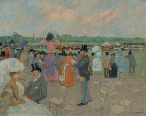 Závody v Longchamp, c. 1891. od Jean Louis Forain