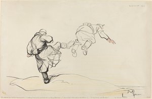 Dobytí Fort Douaumont, pravděpodobně 1916. od Jean Louis Forain