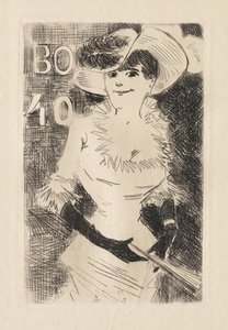 The Walker, 1880-86. od Jean Louis Forain