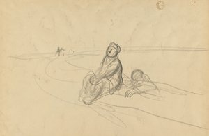 Dvě postavy na silnici, c. 1919. od Jean Louis Forain