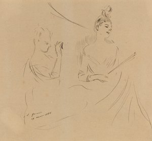 Dvě dámy v lóži, 1886. od Jean Louis Forain