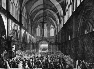 Francouzská revoluce: Pohřební obřad v Saint Jacques de l