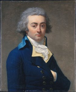 Francouzsky: Portrait de Marie-Jean Hérault de Séchelles (1759-1794) Portrét Marie-Jean Hérault de Séchelles