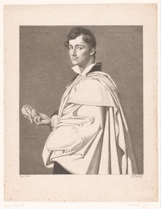 Portrét sochaře Lorenza Bartoliniho od Jean Louis Potrelle