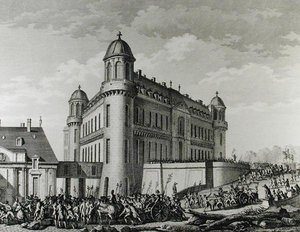 Děla převezena z Chantilly do Paříže, 9. srpna 1789 od Jean Louis Prieur