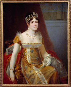 Portrét imprese Josephine de Beauharnais (1763-1814) Malba Victora Vigera du Vigneau, dit Hector Viger (1819-1879) 1863 Sun. 1,15x0,89 m Malmaison, zámecké muzeum - Portrét císařovny Josefíny de Beauharnais (1763-1814). Obraz Victor Vign