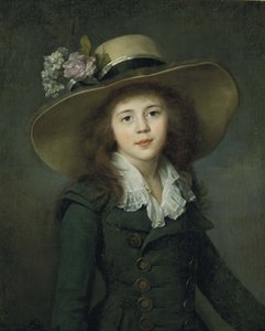Baronka Elizaveta Alexandrovna Stroganova 1779-1818, počátek 80. let 18. století.