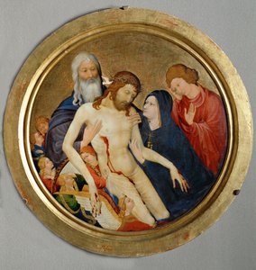 Velká pieta, kolem roku 1400 (malba na dřevě) od Jean Malouel or Maelwael