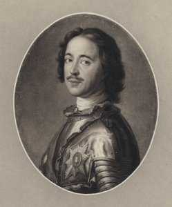 Petr Veliký (litho) od Jean Marc (after) Nattier