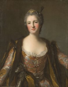 Elisabeth Catherine de Besenval, markýza de Broglie, en sultane - Marquise de Broglie (1718-1777), rozená Freiin von Besenval von Brunstatt, jako Sultana, Nattier, Jean-Marc (1685-1766). Olej na plátně. 1742 Rozměry: 81x63 cm. Národní muzeum Stockholm od Jean Marc Nattier