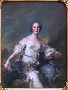 Německy: Die Marquise de Baglion als Flora Markýza z Baglionu jako Flora od Jean Marc Nattier
