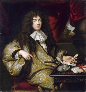 Jean-Baptiste Colbert, markýz de Seignelay 1651-1690 od Jean Marc Nattier