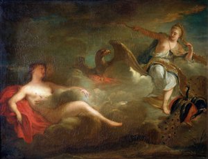 Jupiter, Juno a Io, 1710s. od Jean Marc Nattier