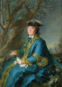 Louise Élisabeth z Francie 1727-1759, vévodkyně z Parmy od Jean Marc Nattier