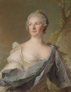 Portrét Barbary Belgioso dEste (nar. 1680) princezna z Ferrary, 1747