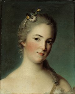 Portrét Marie-Geneviève Boudrey. od Jean Marc Nattier