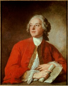 Portrét Pierra Augustina Caron de Beaumarchais (1732 - 1799) Francouzský spisovatel a dramatik - Obraz Jean Marc (Jean-Marc) Nattier (1685-1766) - Paříž, Comedie Francaise - Portrét Pierra Augustina Caron de Beaumarchais (1732-1799) , francouzský spisovate od Jean Marc Nattier