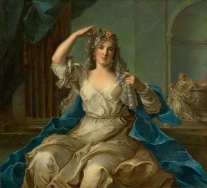 Portrét dámy jako vestálky, 1759