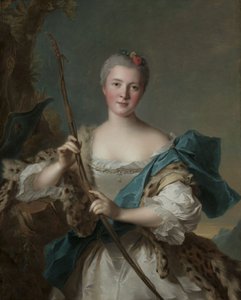 Portrét ženy jako Diana, 1752