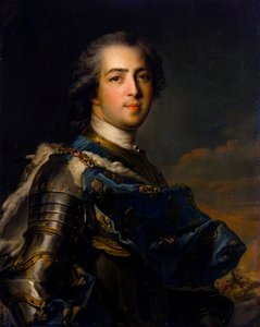 Portrét krále Ludvíka XV., 1710-1774, 1745. od Jean Marc Nattier