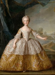 Princezna Isabella Parma 1741-1763 jako dítě